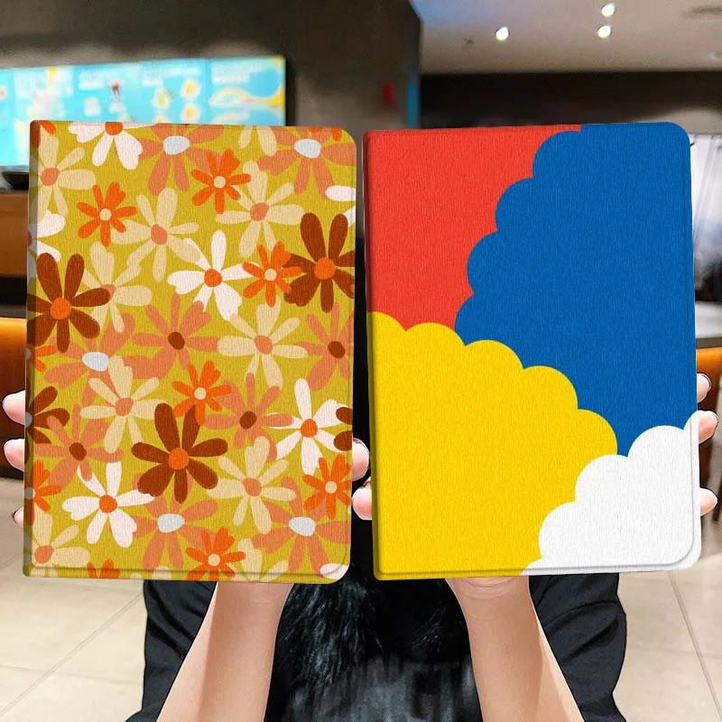 

Чехол для планшета с цветочным узором и рисунком ромашки для Lenovo Xiaoxin Legion Pad Tab Pro GT Y700 Gen4 2 11 P11 M10 K10 3rd Plus Gen