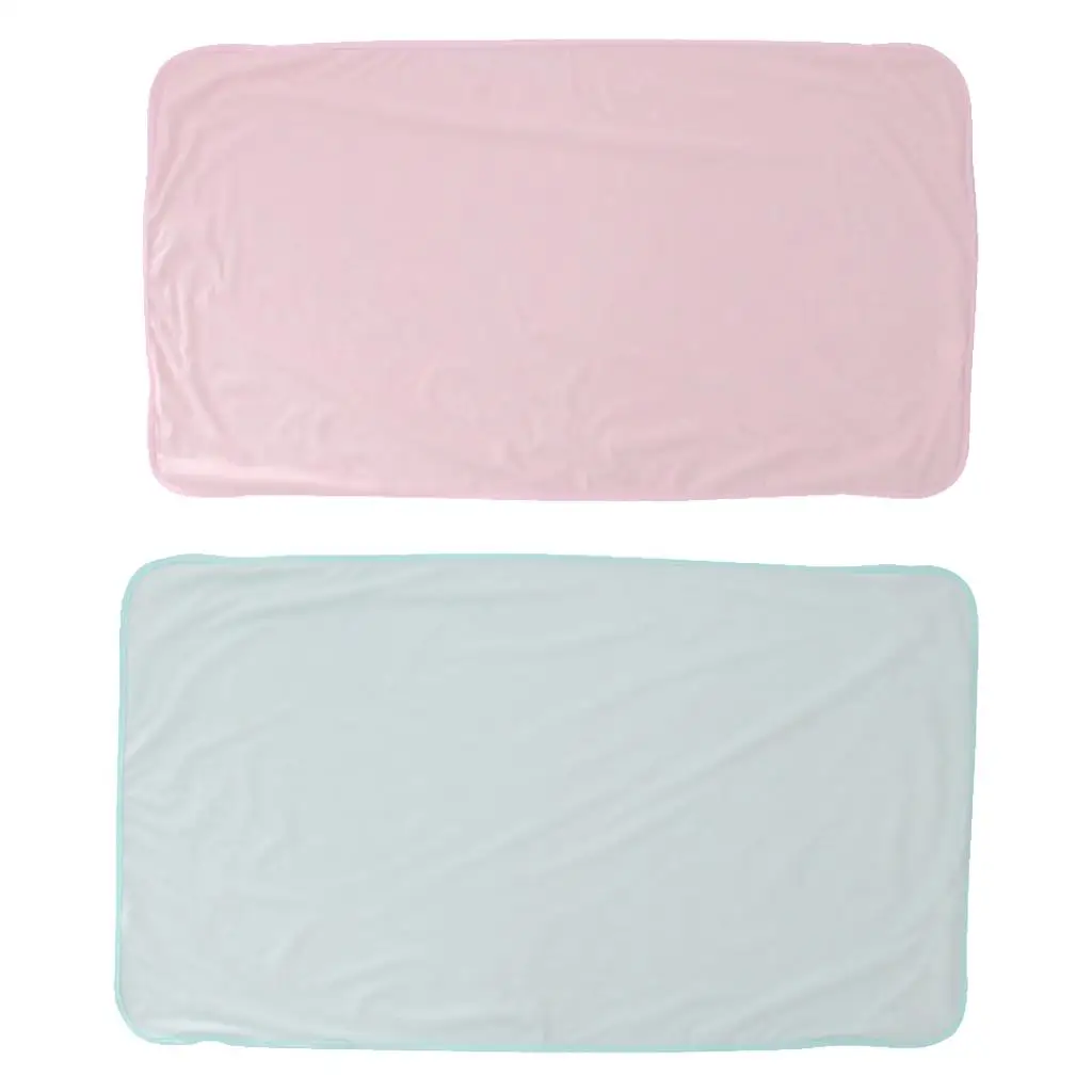 2pcs Large Waterproof Pee Incontinence Bed Pads Mattress Sheets