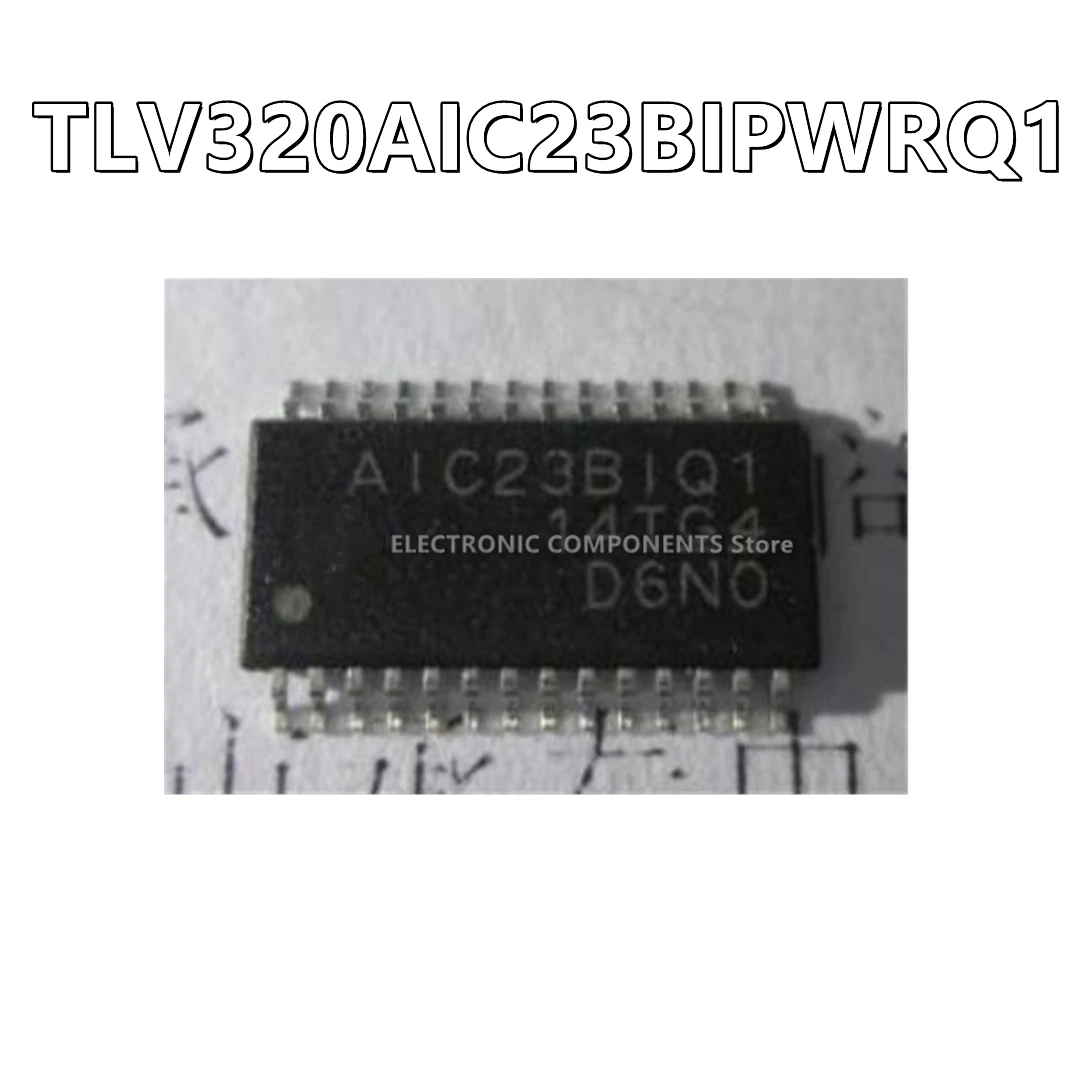 10Pcs/lot TLV320AIC23BIPWRQ1 AIC23BIQ1 TLV320AIC23BPWR AIC23B Stereo Audio Interface 16 b, 20 b, 24 b, 32 b I²C 28-TSSOP