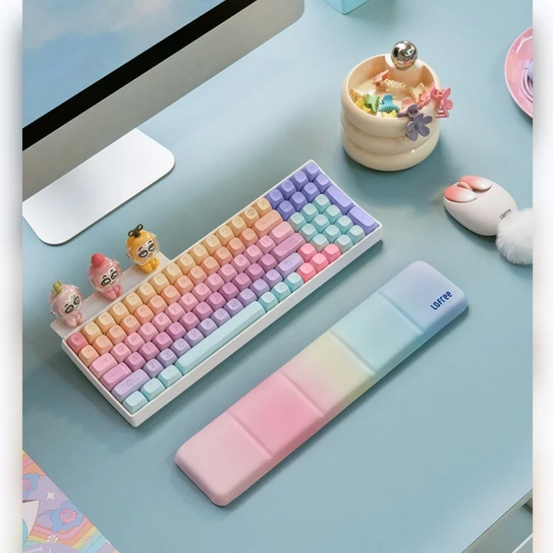 Lofree Cotton Candy Mechanical keyboard Wireless Bluetooth laptop Office games multi-scene application feel comfortable