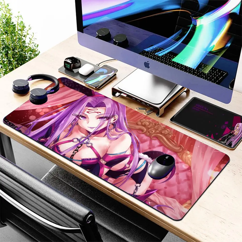 Fate Stay Night Medusa Rider Hentai Sexy Girl Mouse Pad Rubber Gamer Keyboard Pad Portable PC Gaming Office Large Desk Mat