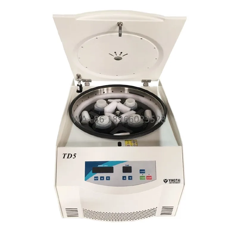 Машина с поворотным ротором 4x250 мл Настольная медицинская центрифуга Лаборатория