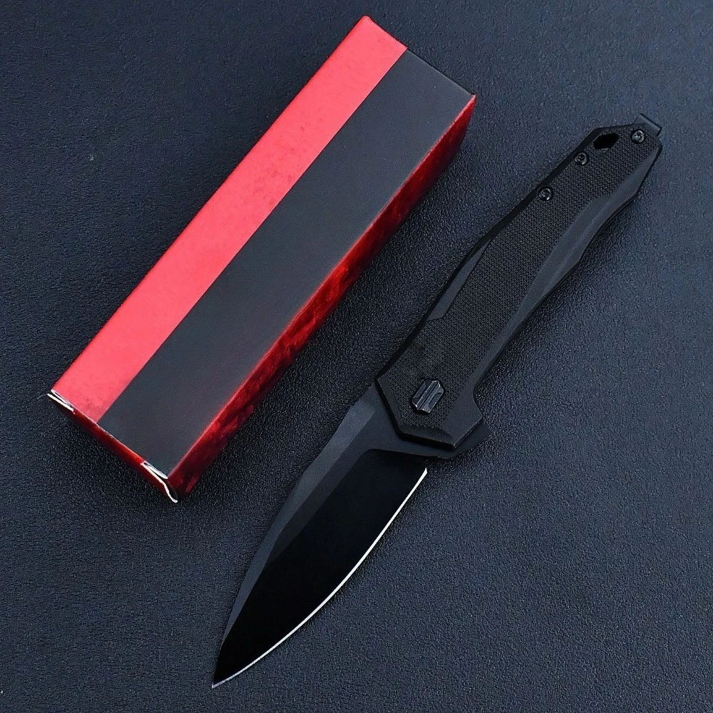 

Высококачественный складной нож для выживания в джунглях с лезвием D2, рукоятью из нейлонового волокна, универсальный инструмент EDC, нож для фруктов