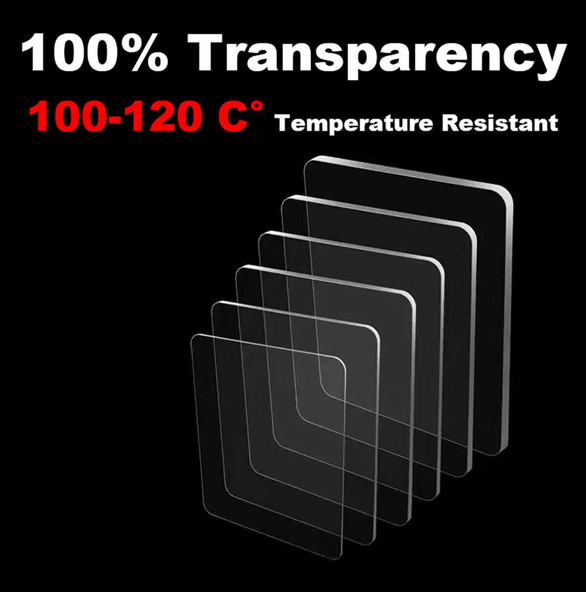 

Thick 1.5-10mm PC Sheets Polycarbonate Plate Transparent Board 210x297 100x200 150x200 200x200 200x300 300x300 300x400 400x400mm