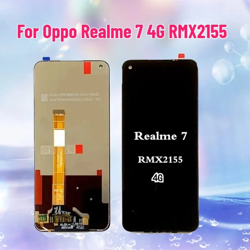 New LCD Panel for Oppo Realme 7 4G RMX2155 LCD Display Screen Touch Panel Digitizer