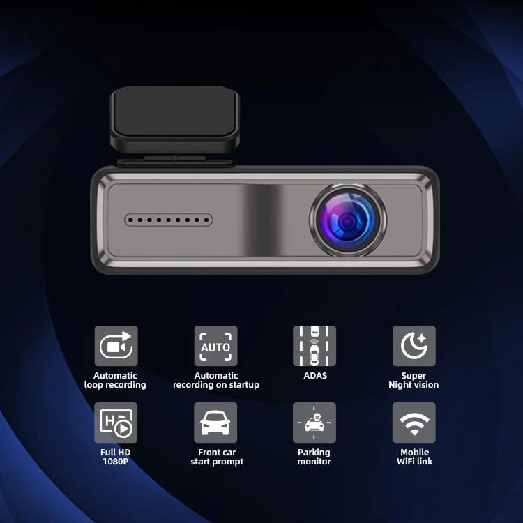 Mini Convenient Universal Dashboard Camera Dvr Wireless App or Vehicle Screen Control Car Black Box, Advanced Agent