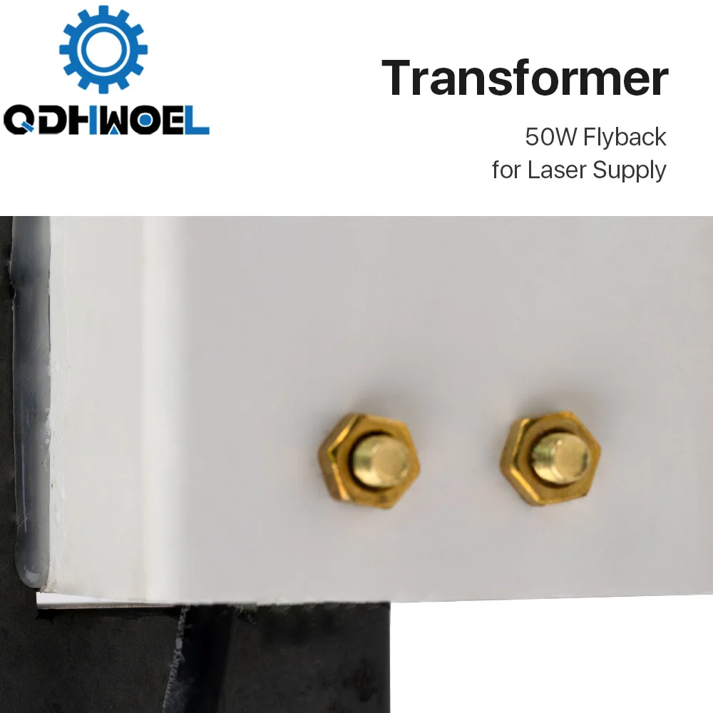 QDHWOEL 50W High Voltage Flyback Transformer for CO2 Laser Power Supply PSU MYJG-50W