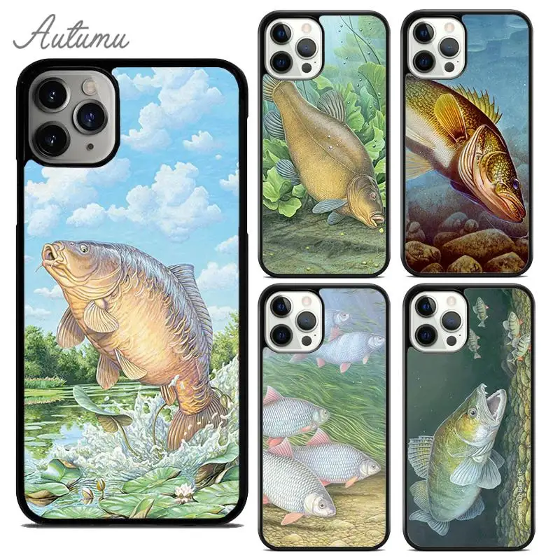 CARP FISH FISHING Phone Case for iPhone 15 16 SE2020 11 12 13 14 Pro Max mini 6 7 8 Plus Cover coque Fundas Shell