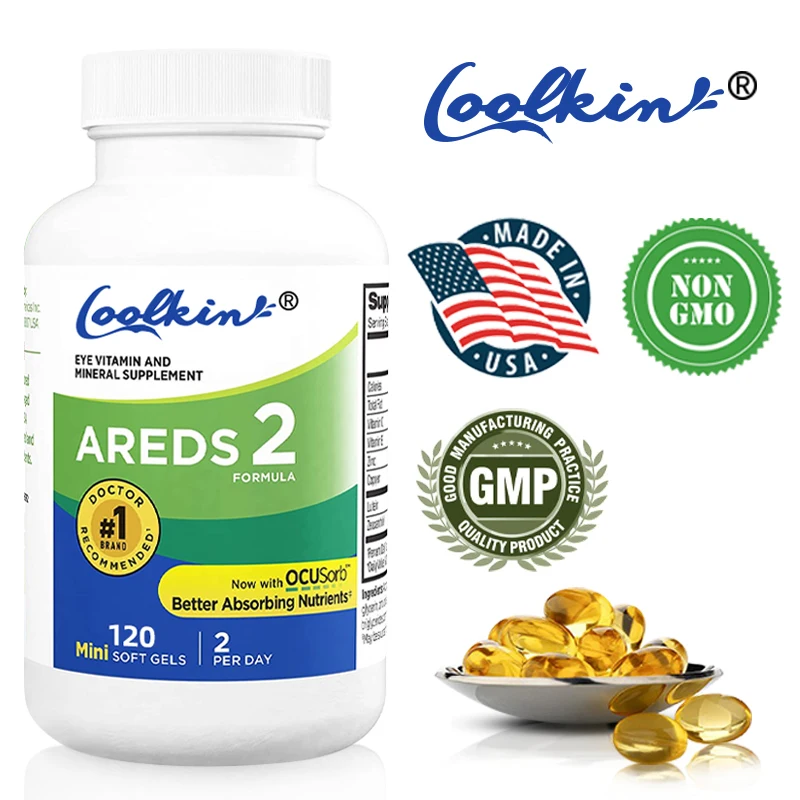 AREDS 2 Eye Vitamin and Mineral Supplement with Lutein, Vitamin C, Zeaxanthin, Zinc and Vitamin E To Protect Vision