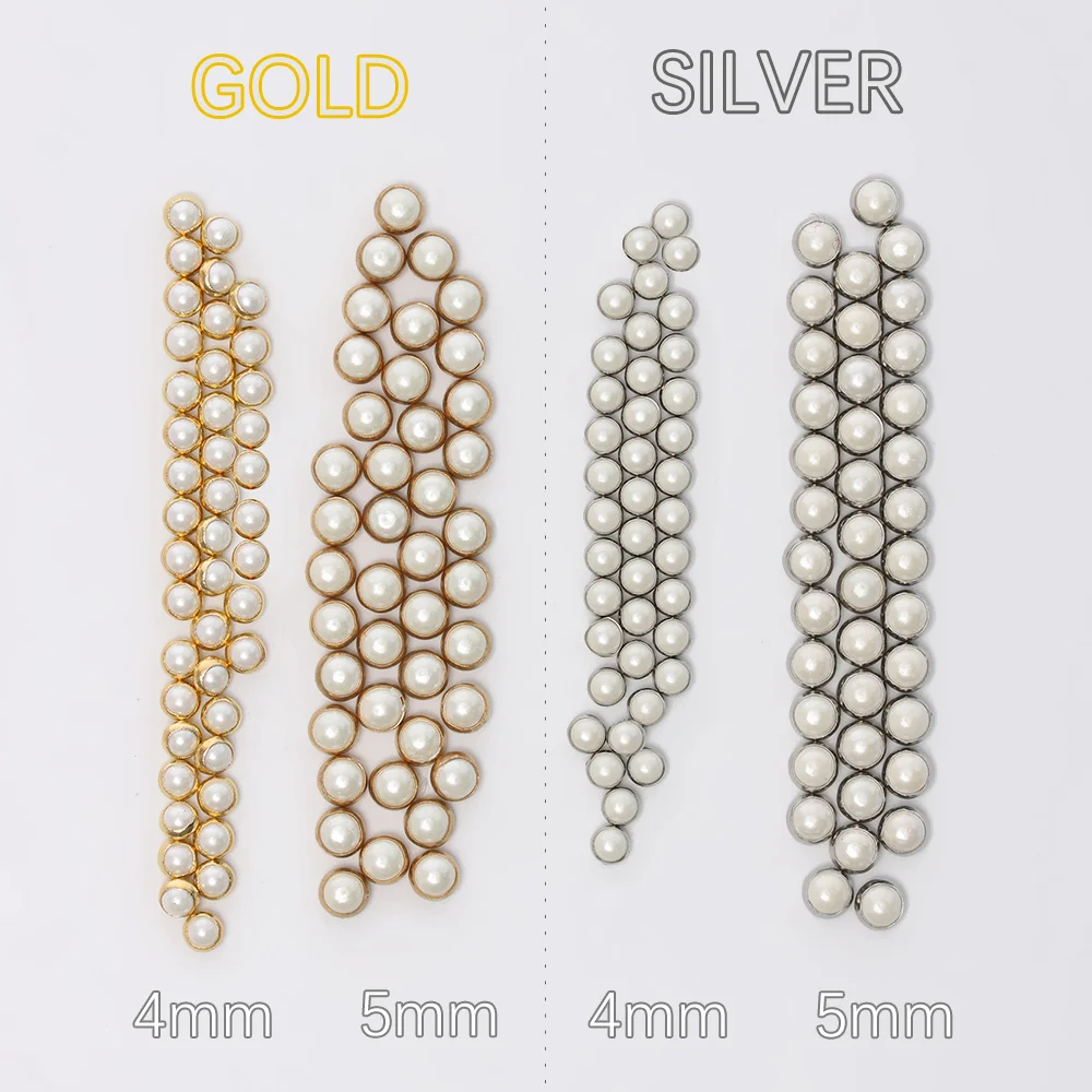 40/50PCS Super Mini Pearl Buttons DIY Doll Clothes Buttons Scrapbooking Garment Decorative Dollhouse Miniature Handmade Buckles