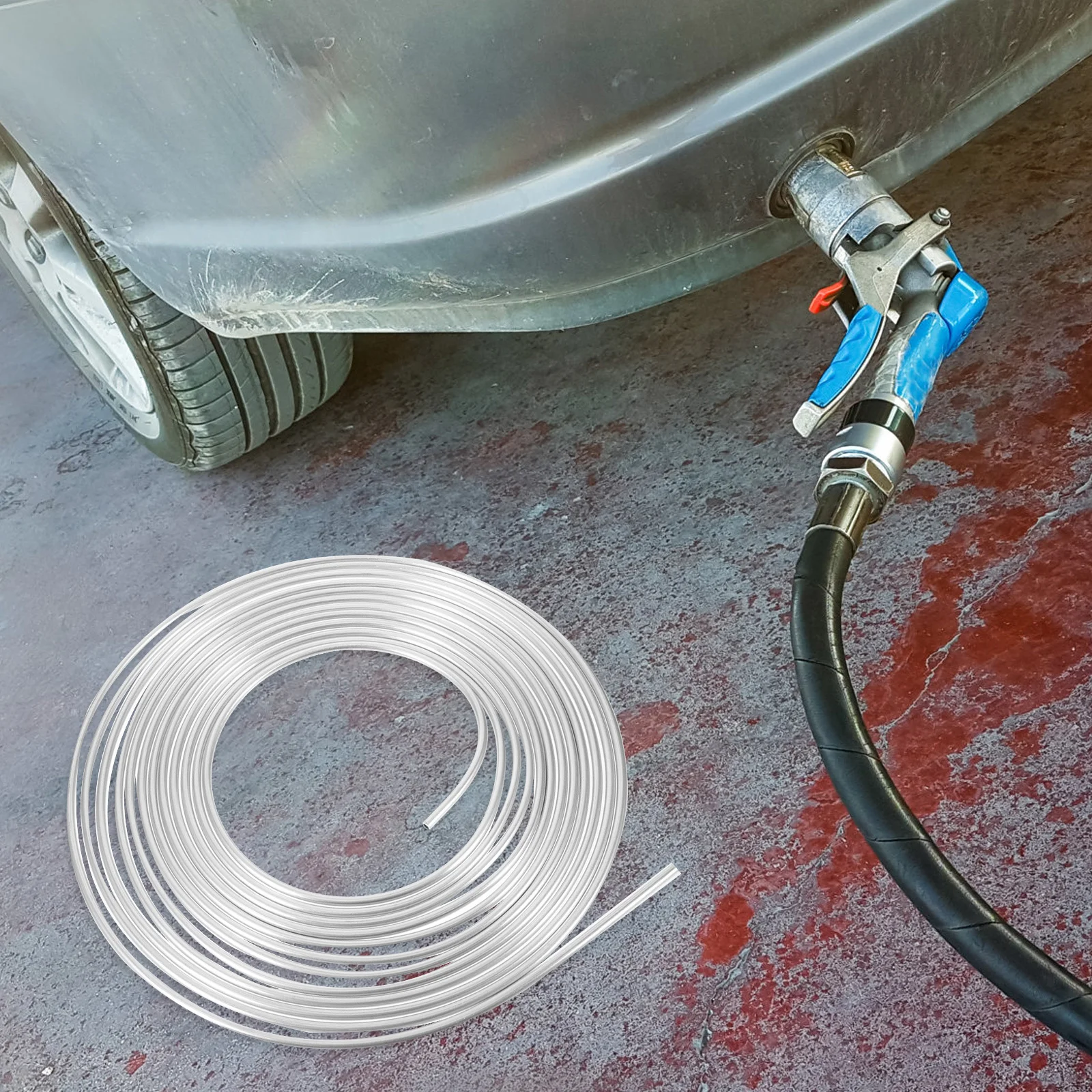 

30Pcs Car Brake Cable Zinc Liquid Fuel Gas Tube Brake Line High Bursting Strength for Oil Fuel Freezer Heater Car Fuelcable