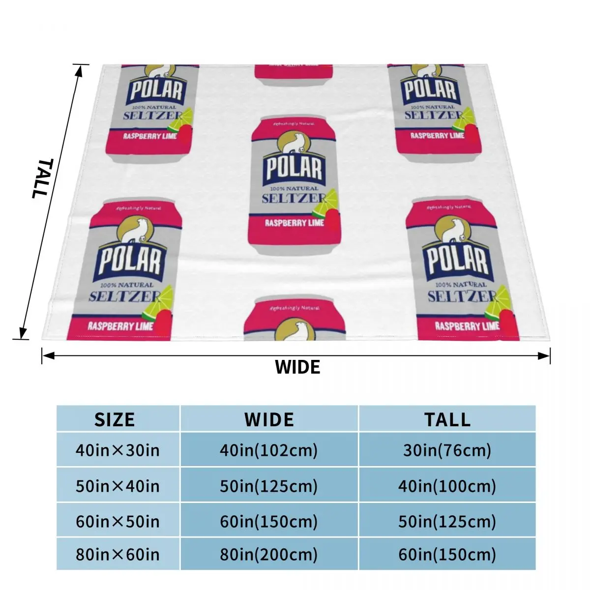 Polar Seltzer Throw Blanket Camping Blanket Luxury Thicken Blanket heavy blanket to sleep Extra Large Throw Blanket