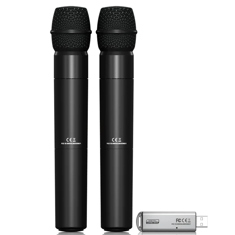 

Behringers ULM202USB Wireless Conference Microphone Replaceable Battery Stage Live Computer Digital Wireless Microphone