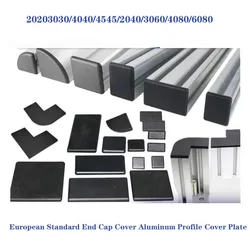 European Standard End Cap Cover Aluminum Profile Cover Plate 2020/3030/4040/4545/2040/3060/4080for Industrial Frame CNC Machines