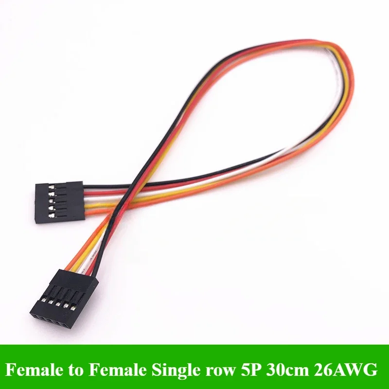 

20/50Pcs/lot Dupont 2.54mm Single Row Female to Female 2P/3P/4P/5P/6P/7P/8P/10P Dupont Jumper Cable Length 30cm 26AWG for PCB