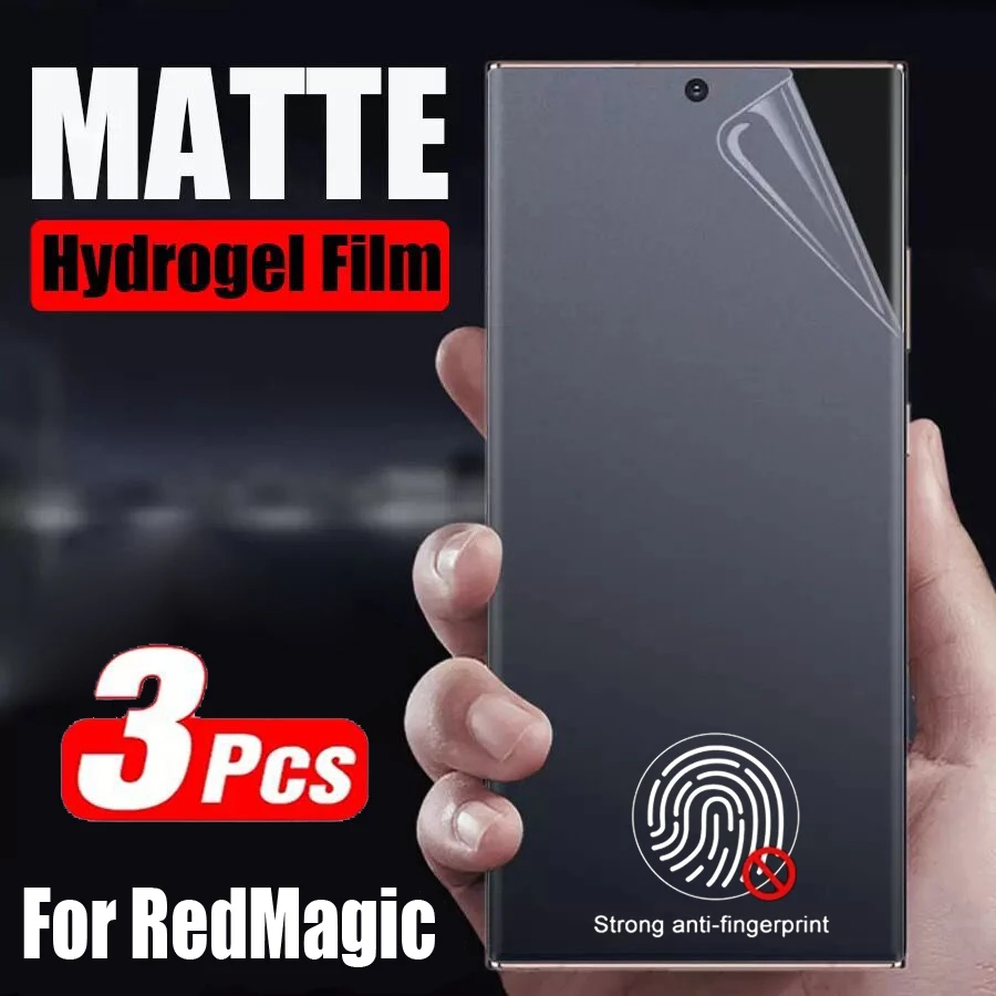 3PCS Matte Hydrogel Film for Nubia Z50 Z50S Pro Z60 Z70 Ultra Leading Screen Protector for Red Magic 7S 8 8S 9 9S Pro Plus