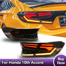 Car Lights For Honda Accord Taillight 2018-2022 10th Gen Rear Tail Lamps Sequential Dynamic Turn Signal Lights Brake Lamp