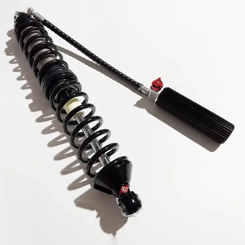 

14 Inch Double Twisted Threads Black 4x4 ,Adjustable Compression In 8 Stages 2.5 Pipe Diameter,