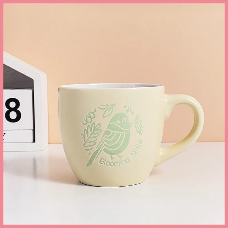 

Nordic Creative Mugs Coffee Cups Ceramic Modern High Quality Home Coffee Cup Kawaii Milk Mug Breakfast Couples Tazas Mug CuteCup