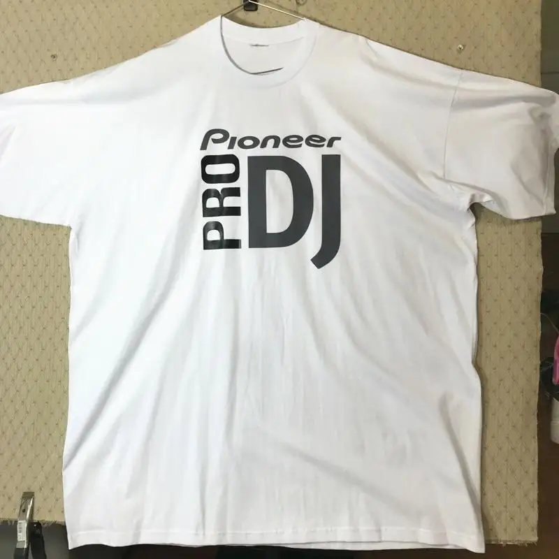 بايونير برو دي جي تي شيرت 6Xl الأبيض نظام الموسيقى شعار التدابير 33X41 Xxxxxxl #1
