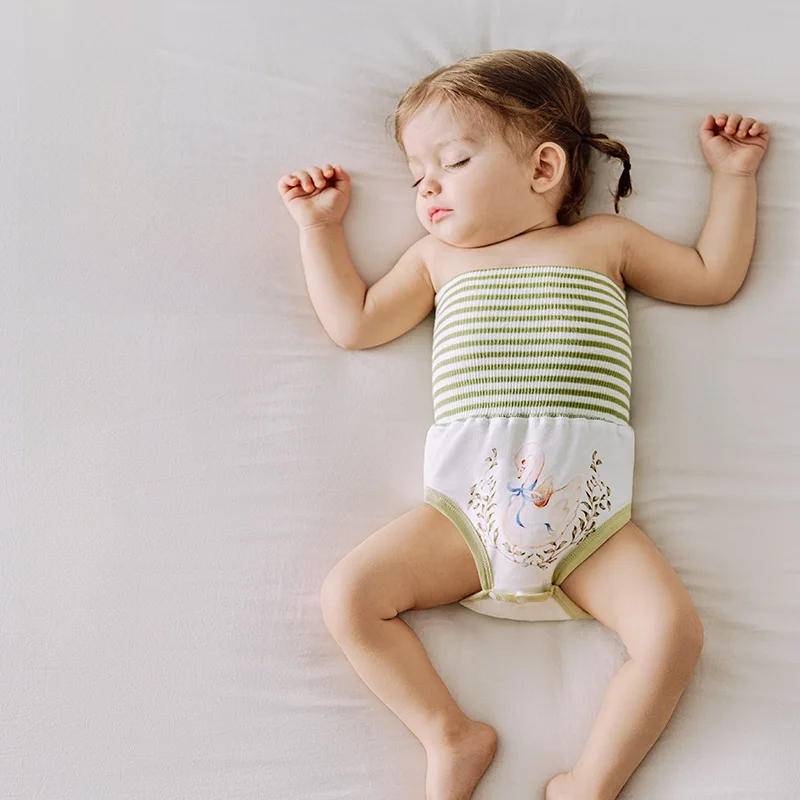 Baby High Waist Belly Band Cotton Tummy Warmer Newborn Toddler Abdomen Protector Anti Chill Spring Summer