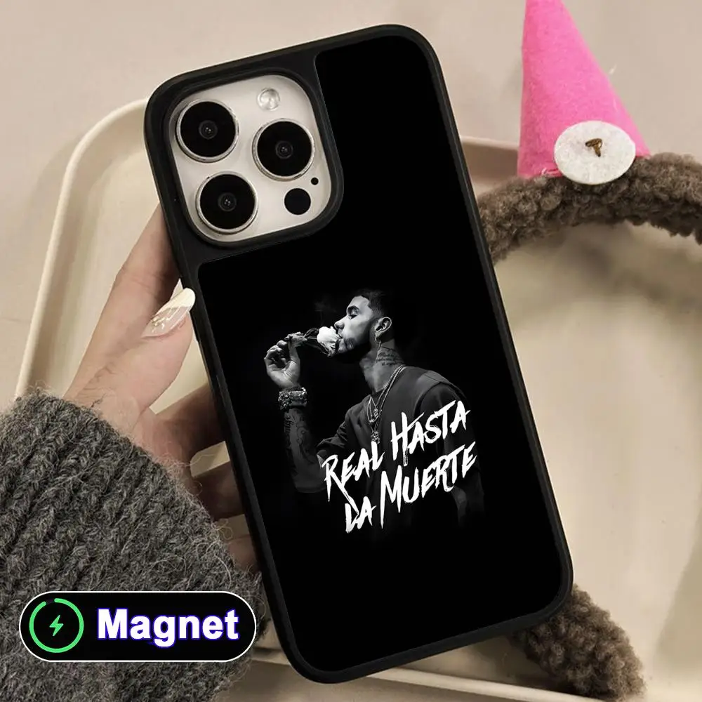 

Чехол Anuel AAAA с матовой поверхностью и поддержкой MagSafe для iPhone 17, 16, 15, 14, 13, 12, 11 Air Pro Max Plus, цветной