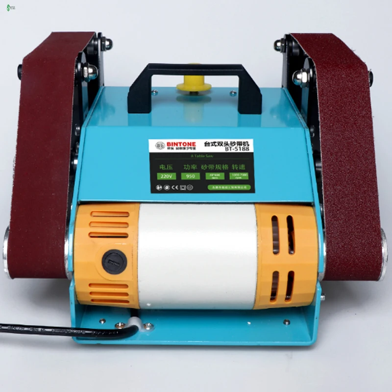 Small desktop sanding machine, dual head polishing machine, sanding machine, household sharpening machine
