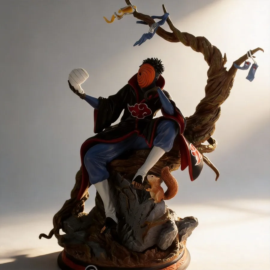 

Anime Naruto Uchiha Obito (Tobi) Action Figure 33cm Collectible Model GK Statue Desktop Decoration Fan Gift