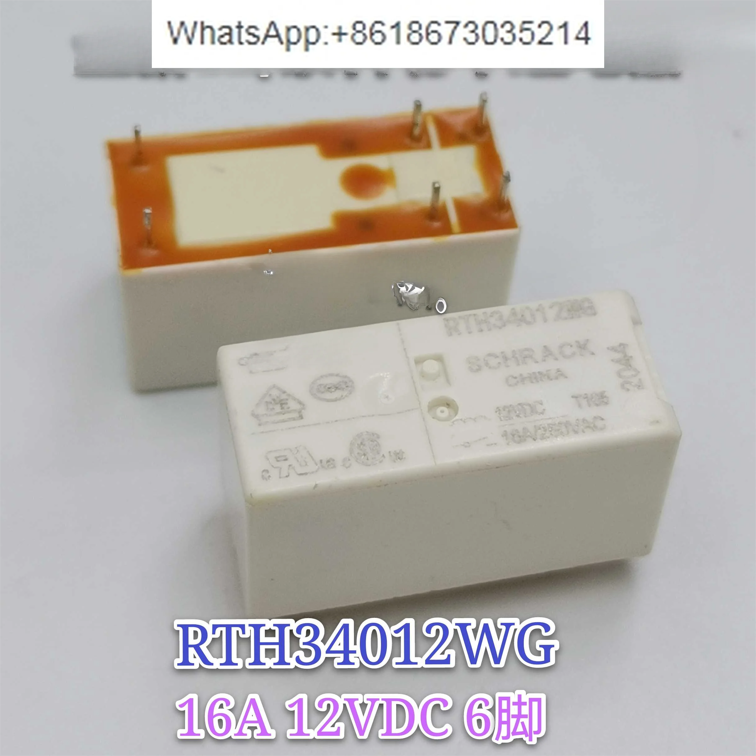 10 PCS   RTH34012WG 12VDC relay 16A 12V 6 pin