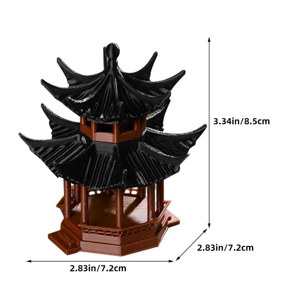 Figurki Bonsai Dekoracje Pawilonowe Mikrokrajobraz Ozdoby Ozdoby Terrarium Na Zewnątrz