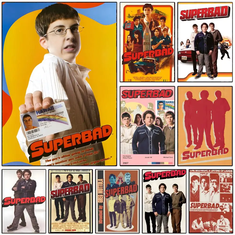hilarious movie S-Superbad Poster Modern Home Decoration Interior Design & Contemporary Wall Art Collection