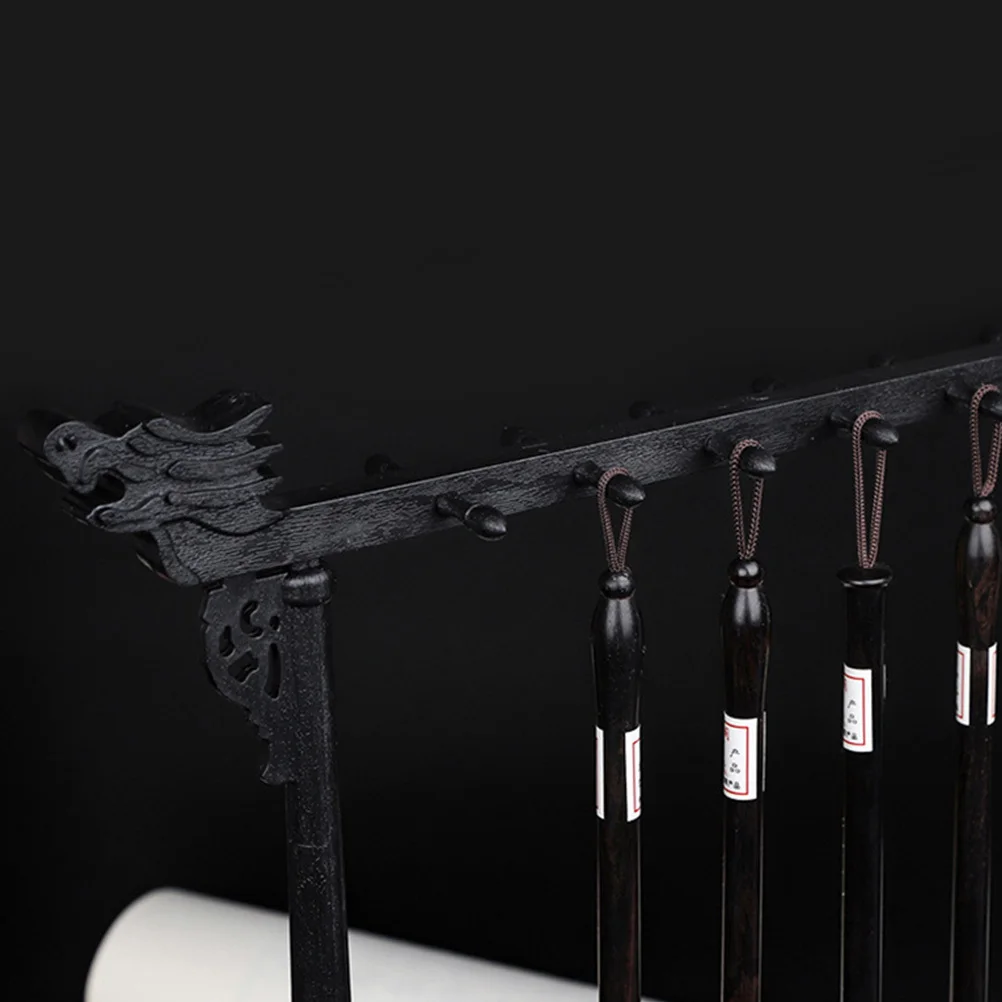 

Brush Pen Rack Durable Plastic Material Practical Ink Brush Holder Desktop Storage Organizer Office Supplies Desktop Decor