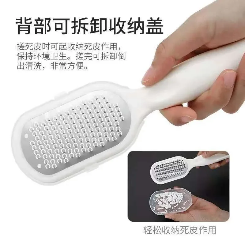 الفولاذ المقاوم للصدأ ملف القدم المهنية عرموش كعب مبشرة الصلب الجلد الميت الكالس مزيل باديكير العناية بالقدم اليد ملف القدم مكشطة