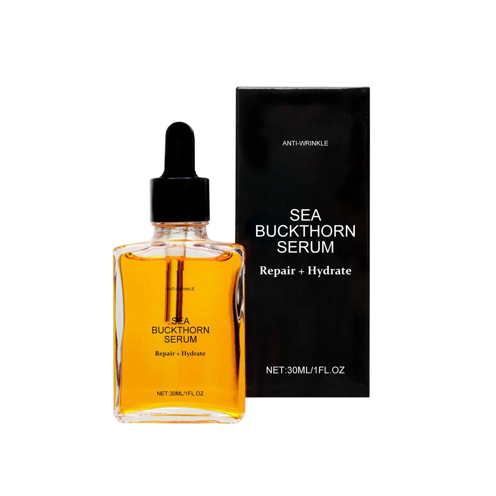 Sea Buckthorn Serum Dry Fine Lines Wrinkles Sunburn Aging Sea Buckthorn Serum 30ml