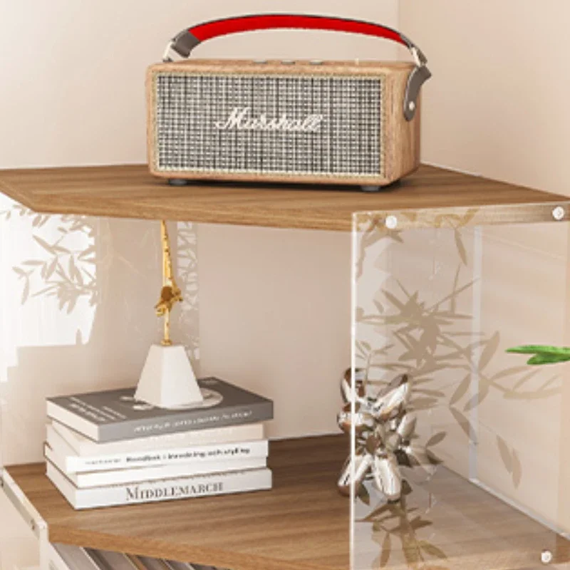 Shelf Display Stand Multi-purpose Library Book Rack Modern Living Room Bookshelf Cabinets Cube Storage Organizer Furniture