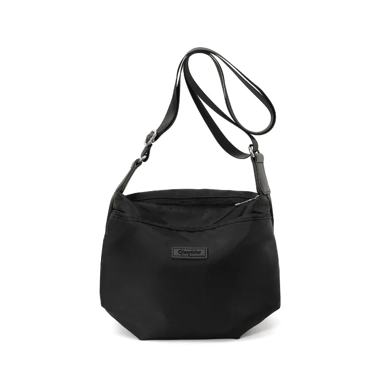 Light Luxury Solid Color Nylon Sweet Youth Shoulder Bags High Quality Design Temperament Lightweight Crossbody Bags for Women