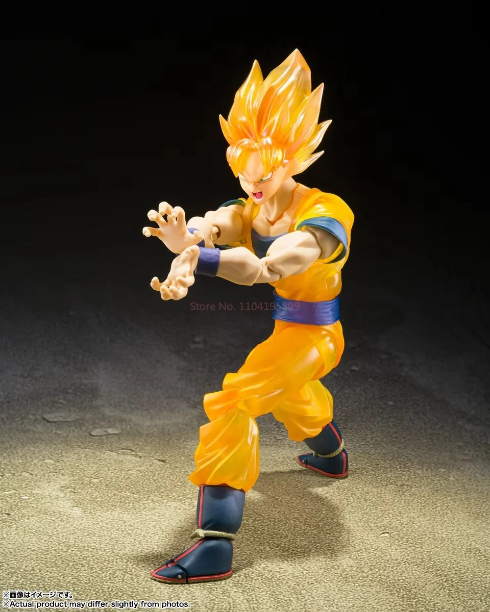 In Stock Genuine Bandai Dragon Ball Z Tnt Limited Shfsun Wukong Super Saiyan Z Warrior Action Figure Model Toys Xmas Gift