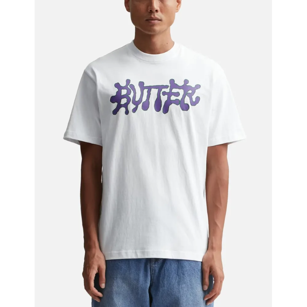 Butter Goods-Camiseta con estampado de letras para hombre, Tops Y2K, Harajuku, marca de lujo, camiseta de manga corta de verano, elección