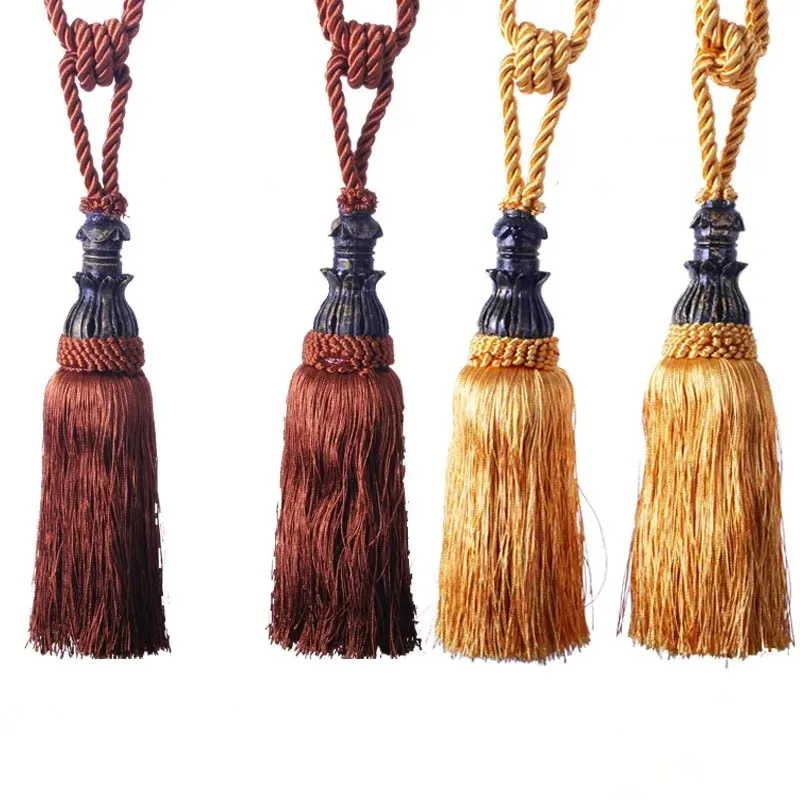 Curtain hanging ball Suspense tassel fringe tapestry accessories hanging ear Curtain tied rope Tapestry hanging decoration