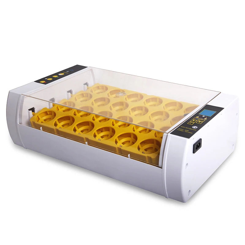 Nanchang HHD brand egg incubator for sale fully automatic with built in egg candler function  YZ-24S