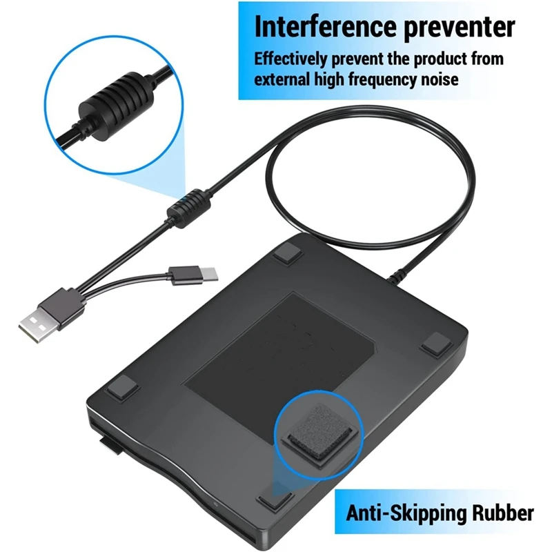 USB-устройство для чтения дисков с двумя интерфейсами