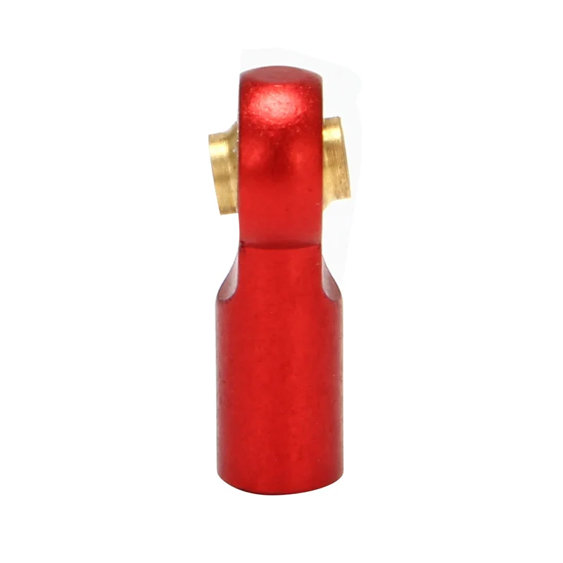 ABUM-40Pcs M3 Ball Joint Link Bar Rod Seals Ball Head Tie Rod End For 1/10 Rc Truck Car Truck Buggy Red