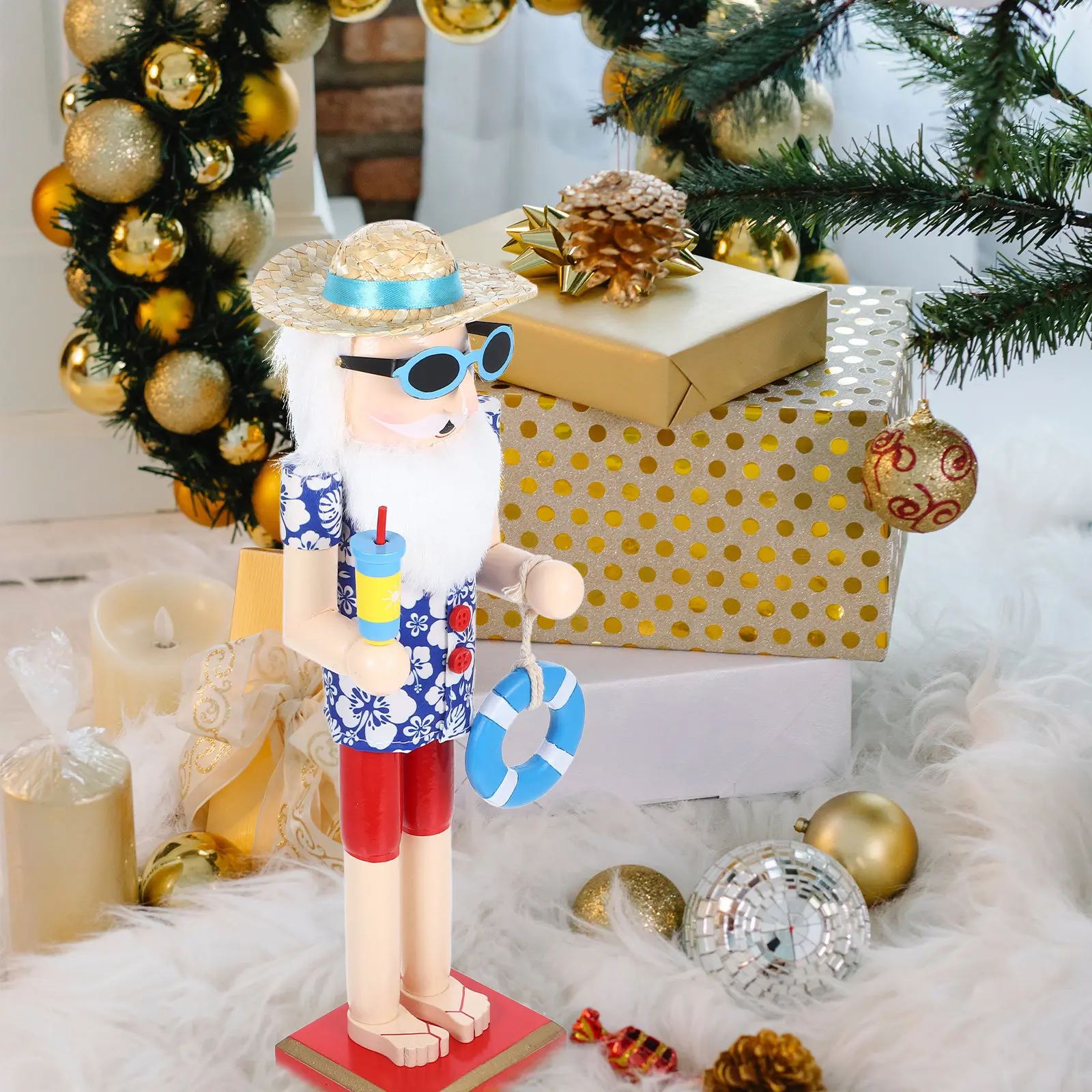 Christmas Nutcracker Wooden St - Home Xmas Decor Ideas ulasan dan harga