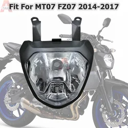 14 - 17 MT07 Headlight Motorcycle Head Light Headlight Headlamp Head Light Lamp For Yamaha MT-07 FZ7 MT 07 2015 2016 2017