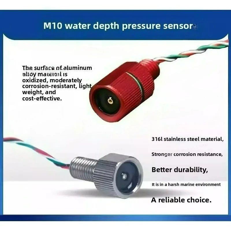 MS5837-30BA M10 High-Precision Depth & Water Pressure Sensor - With Temperature Detection for ROV