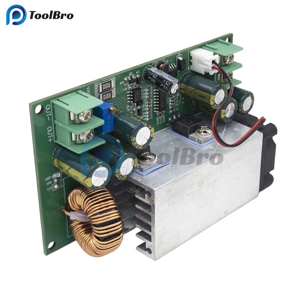 600W 25A Adjustable DC-DC Step Down Buck Converter Board Voltage Regulator Power Supply Module 12V-75V to 5V 19V 21V 24V 48V