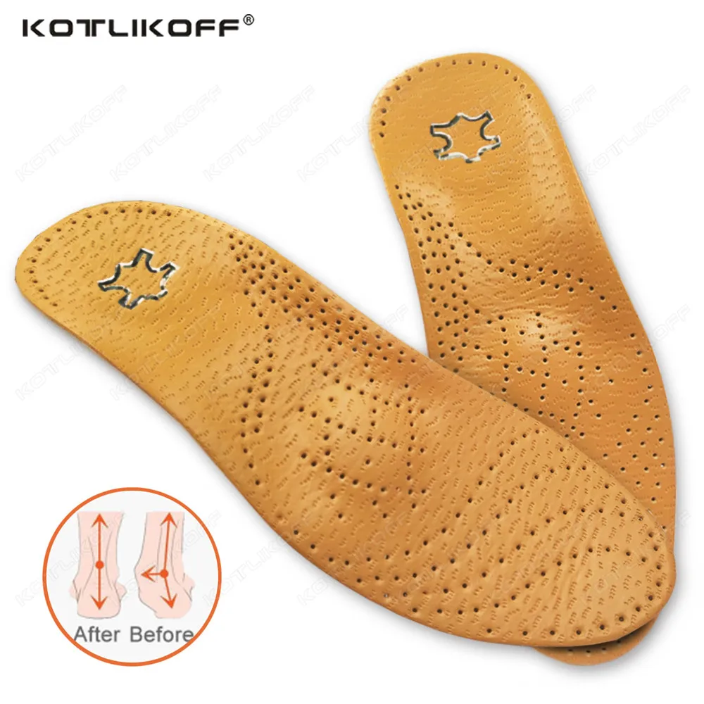 

Best Insole For Shoes Leather Orthotic Insoles Flat Feet High Arch Support Orthopedic Shoes Sole Fit In O/X Leg Corrected Insert