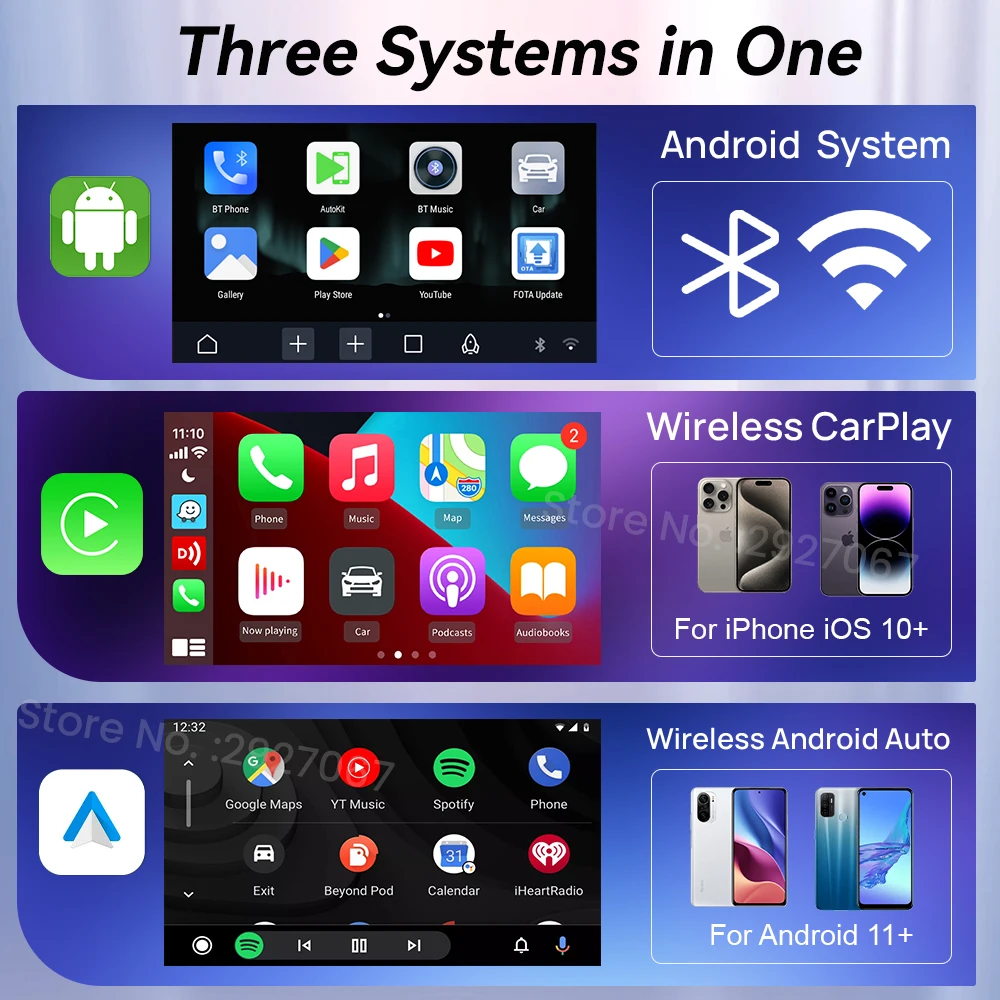 2025 CarlinKit Android TV Box Lite S لسيارة OEM CarPlay اللاسلكية ومحول Android Auto HD مخرج HDMI صندوق بث WiFi مزدوج