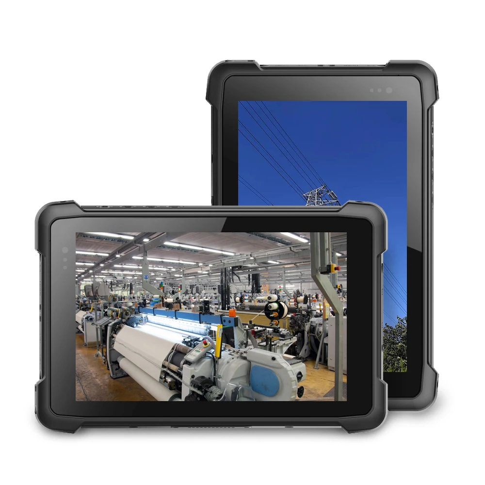 

CENAVA Custom 8" Android 10 Rugged Tablets Industrial Handheld Computer with NFC GPS 4G LTE Back 1D2D Scanning Head