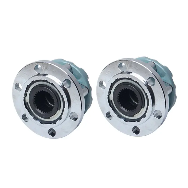 For Pajero Montero L200 L300 2Pcs Aluminum Free Wheel Hub Assy MB886389 Manual Lock 28 Teeth Wheel Lock Hubs
